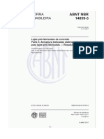 NBR 14859-3 de 12.2017 - Lajes Pré-Fabricadas de Concreto - Parte 3 Armadura Treliçadas Eletrossoldadas para Lajes Pré-Fabricadas - Requisitos