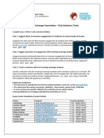 Exchange Committee - Task