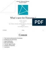 What's Next For Humanity - Content Sketch