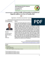 DAntioxidant Capacity Profile of Dewandaru Leaf - Part of Usadha Bali - Santoso 2020