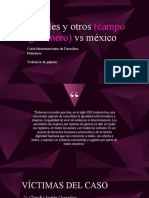 Gonzáles y otros vs México por violencia de género