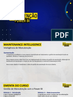 Apresentação - Curso Gestão de Manutenção Com o Power BI