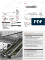 35° Inclination Outdoor Escalator Planning Data