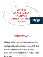 Analisa Dan Validasi Indikator Mutu Autosaved