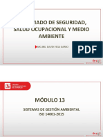 Diplomado de Seguridad, Salud Ocupacional Y Medio Ambiente: MG - Ing. David Vega Garro