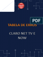 Guia de erros NET TV e NOW com códigos e soluções