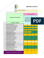 Registro Evaluacion Diagnostica VSF Rosado Mañana