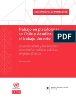 Morris Keller, Pablo - Trabajo en plataformas en Chile y desafios para el trabajo decente. Situación actual y lineamientos para diseñar políticas públicas dirigidas al sector.