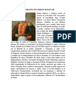 Biografía de Simon Bolivar