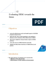 Evaluating HRM Performance and Future Directions