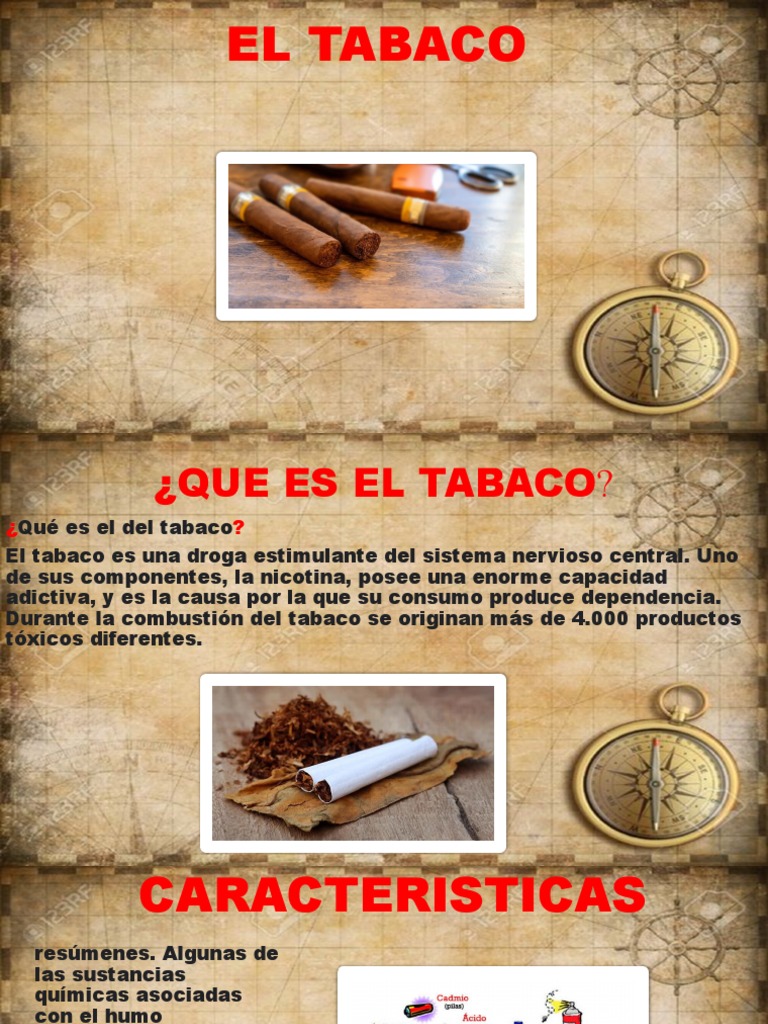 que es tobacco Definición y características del tabaco | PDF