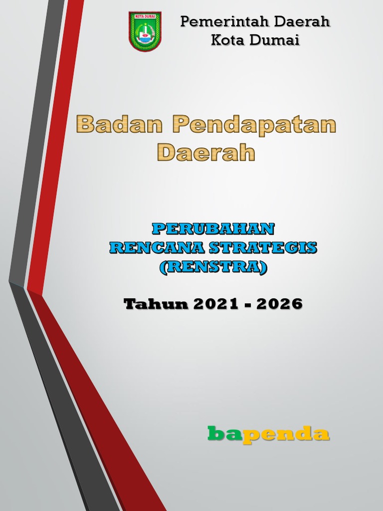  Perubahan Renstra 2021-2026 Bapenda 