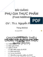 Giáo trình phụ gia thực phẩm, Khoa Công nghệ thực phẩm