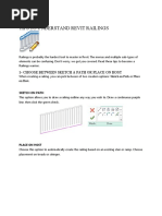 Tips To Understand Revit Railings: 1-Choose Between Sketch A Path or Place On Host