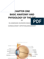 Chapter One Basic Anatomy and Physiology of The Eye: BY DR - Sawsan Hussein Mahgoub Consultant Ophthalmologist