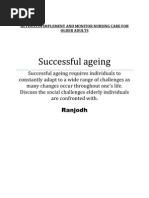 Download Successful Ageing Essay by Ricky Jatt SN58344416 doc pdf