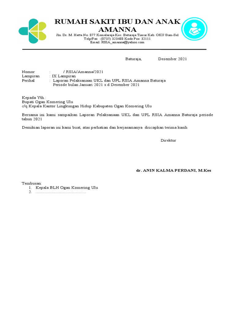 Laporan RPL Dan RKL Rsia Amanna | PDF