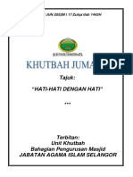 Hati-Hati Dengan Hati