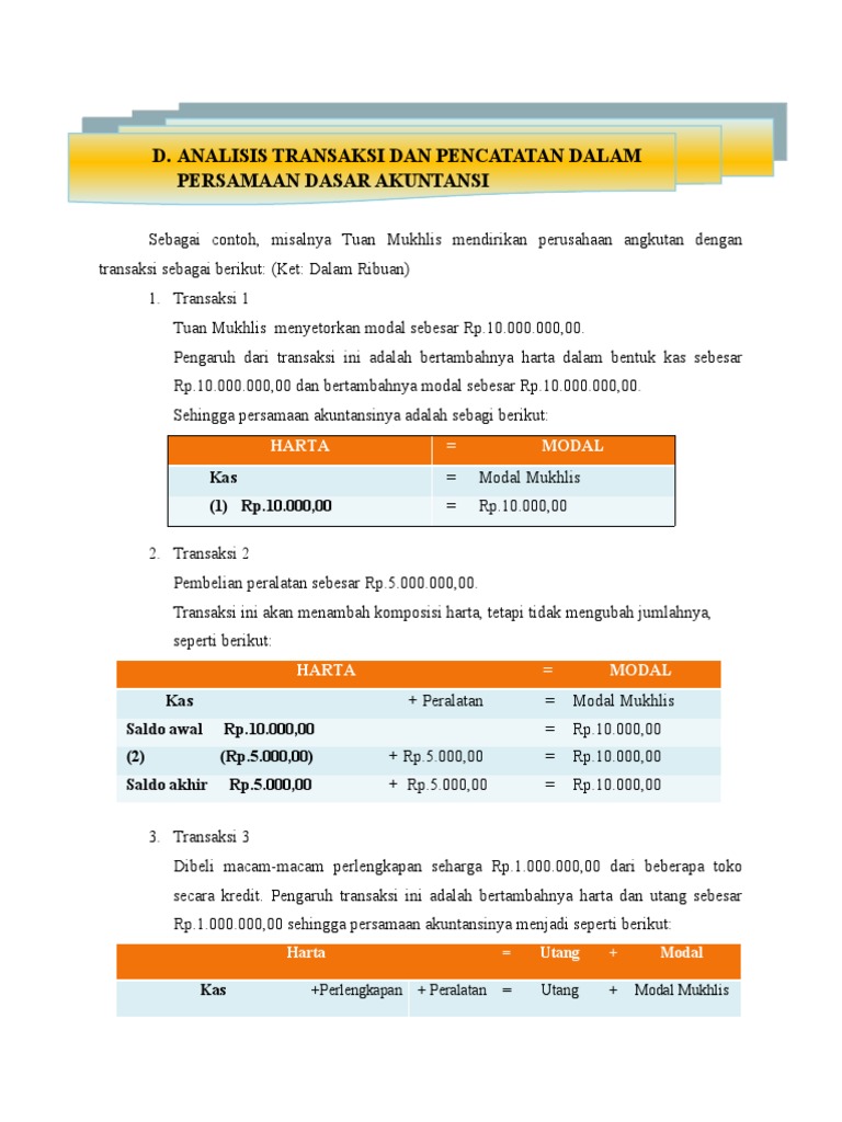 Analisis Transaksi Pda PDF
