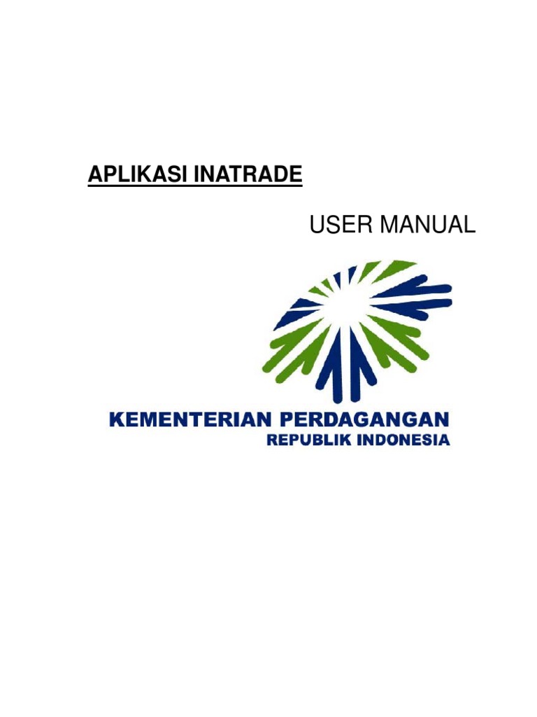 Panduan Aplikasi Inatrade Online | PDF | Bisnis