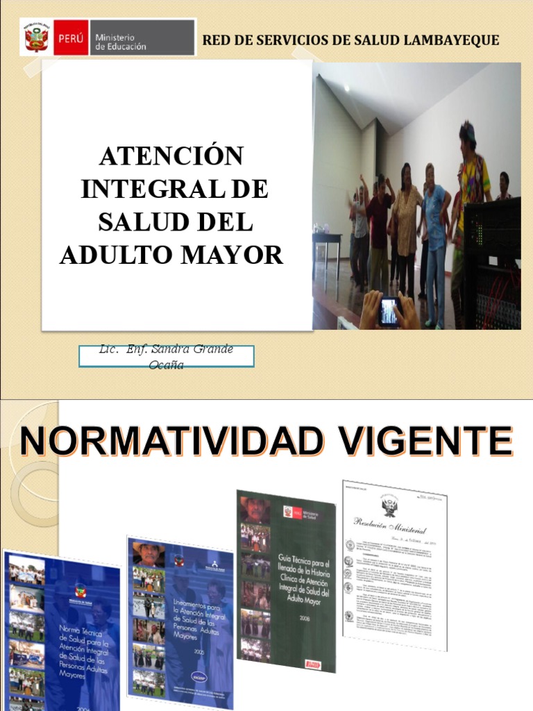 Atención Integral para Adultos Mayores | PDF | Terapia física | Vejez