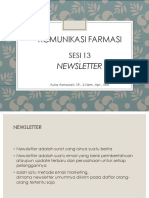 Sesi 13 - Informasi Ob Newsletter