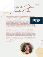 Biografia de Cristina Fernandes Cubas