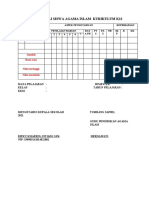 Daftar Nilai Siswa Agama Islam Kurikulum k13