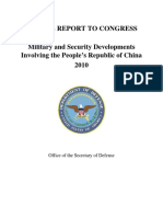 China Military & Security Developments