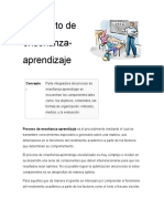 Proceso enseñanza-aprendizaje