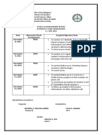 Date Alternative Work Arrangement Targeted Objective/Task November 8, 2021 WFH