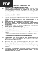 Right To Information Act 2005 Particulars of The