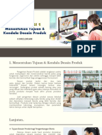 Kompetensi 1 - Menentukan Tujuan & Kendala Desain Produk