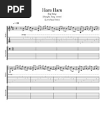 Download Haru HaruSungha Jung guitar tabs by Wafi  SN58346412 doc pdf