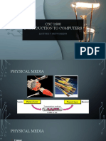 Lecture 9 - Networking (Physical Medium)