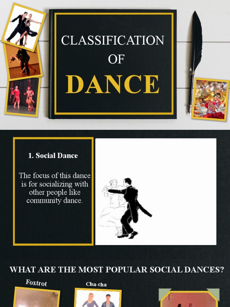 Classification of Dance PDF Festival Dances