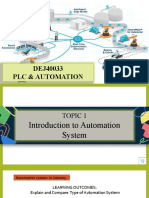 Introduction to Automation Systems