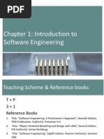 Chapter 1: Introduction To Software Engineering