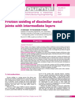 Friction Welding of Dissimilar Metal Joints With Intermediate Layers