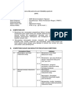 Rencana Pelaksanaan Pembelajaran (RPP) : Kompetensi Inti