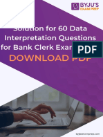 Solutions of Data Interpretation Questions, Download PDF!1654187435167