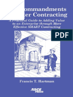 Hartman, Francis T - Ten Commandments of Better Contracting - A Practical Guide To Adding Value To An Enterprise Through More Effective Smart Contracting-American Society of Civil Engineers (2003)