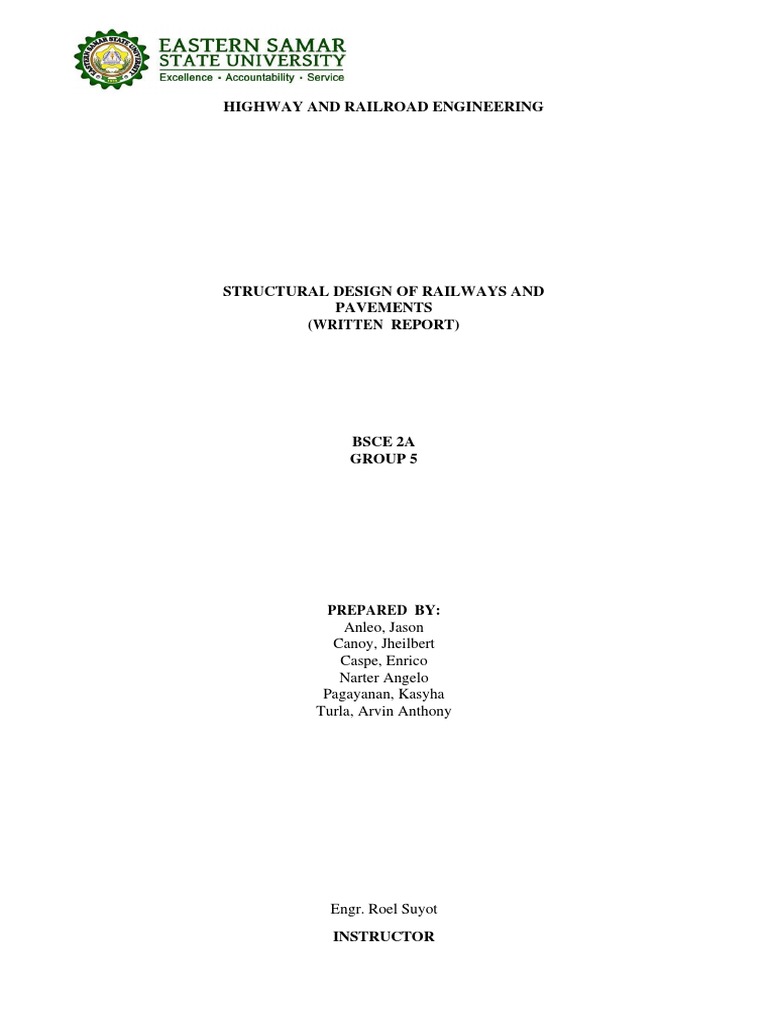 Structural Design in Highway and Railroad Engineering | PDF | Road ...