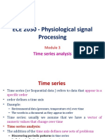 ECE 2030 - Physiological Signal Processing: Time Series Analysis