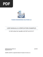 Tilman Engineering Solutions (Shear Wall Cracked Section Analysis)