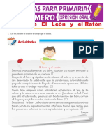Lectura-de-El-León-y-el-Ratón-para-Primer-Grado-de-Primaria