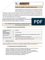 TDH-L Recherche Des Dossiers de Candidature Pour Le Recrutement De: 01 Responsable Logistique (H/F)