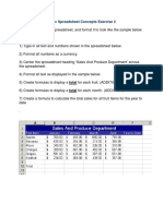 Basic Spreadsheet Concepts Exercise 2 Type in The - 5aadb1aa1723dda4b37e82ed