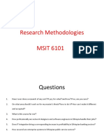 Research Methods-MSIT 6101-Unit-1