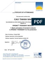 Cao Thanh Nhat: Certificate of Attendance
